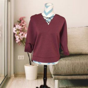 AVIA magenta cropped hoodie